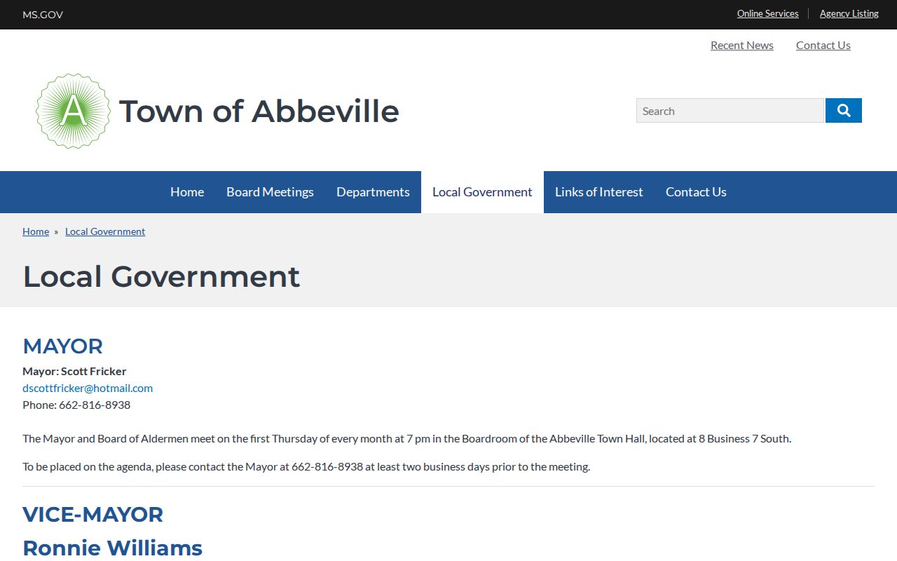 Abbeville court docket local government record context