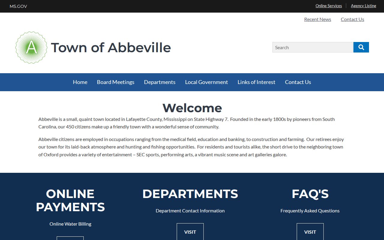 Abbeville court docket town access context
